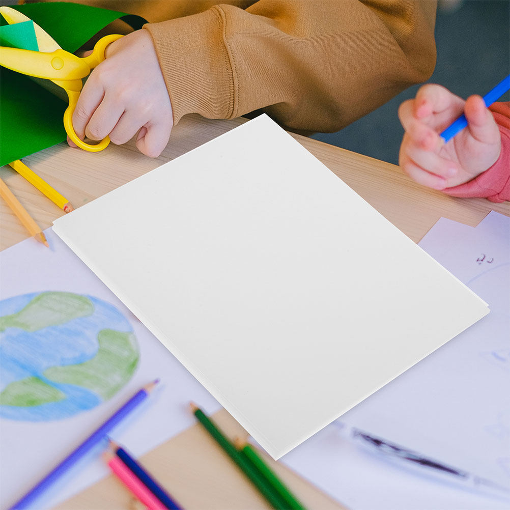 Kids Education Template - 20枚入り透明プラスチック製トレーシングテンプレート、3Dプリントペン用、子供向け描画練習用アートステンシルシート、教育用クラフト