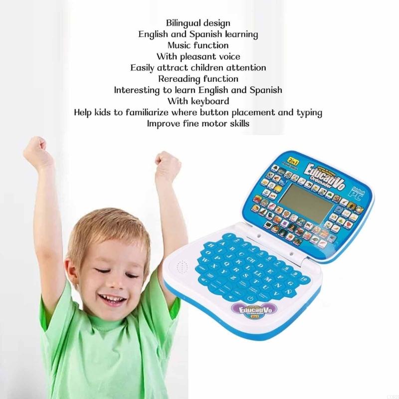 CORB 楽しいコンパクトスペイン語学習マシン幼児用安全素材 - Kids Education Laptop のレビューと価格