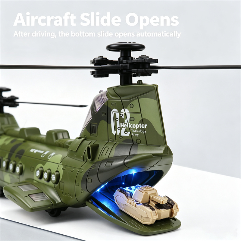 電動バンプ＆ゴー輸送機おもちゃ 360度回転 LEDライト  - Kids Education Toy のレビューと価格