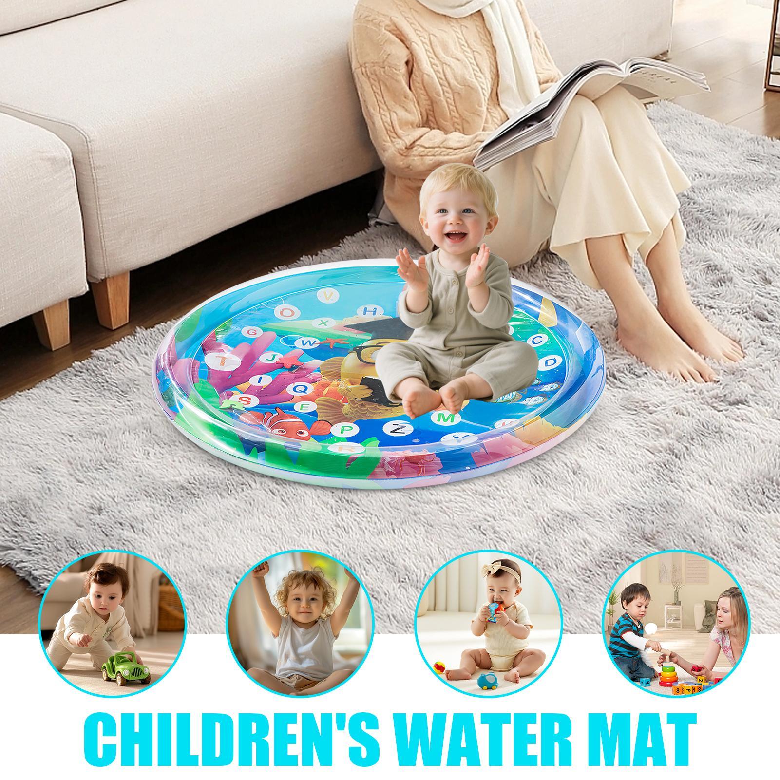 105cmベビー用水遊びマット PVC幼児用楽しいアクティビ - Kids Educational Mat のレビューと価格