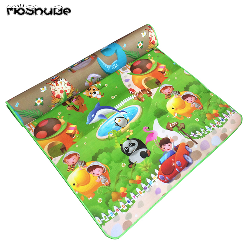 ベビーゲーム用プレイマット,180x120cm,子供用クロー - Kids Educational Mat のレビューと価格