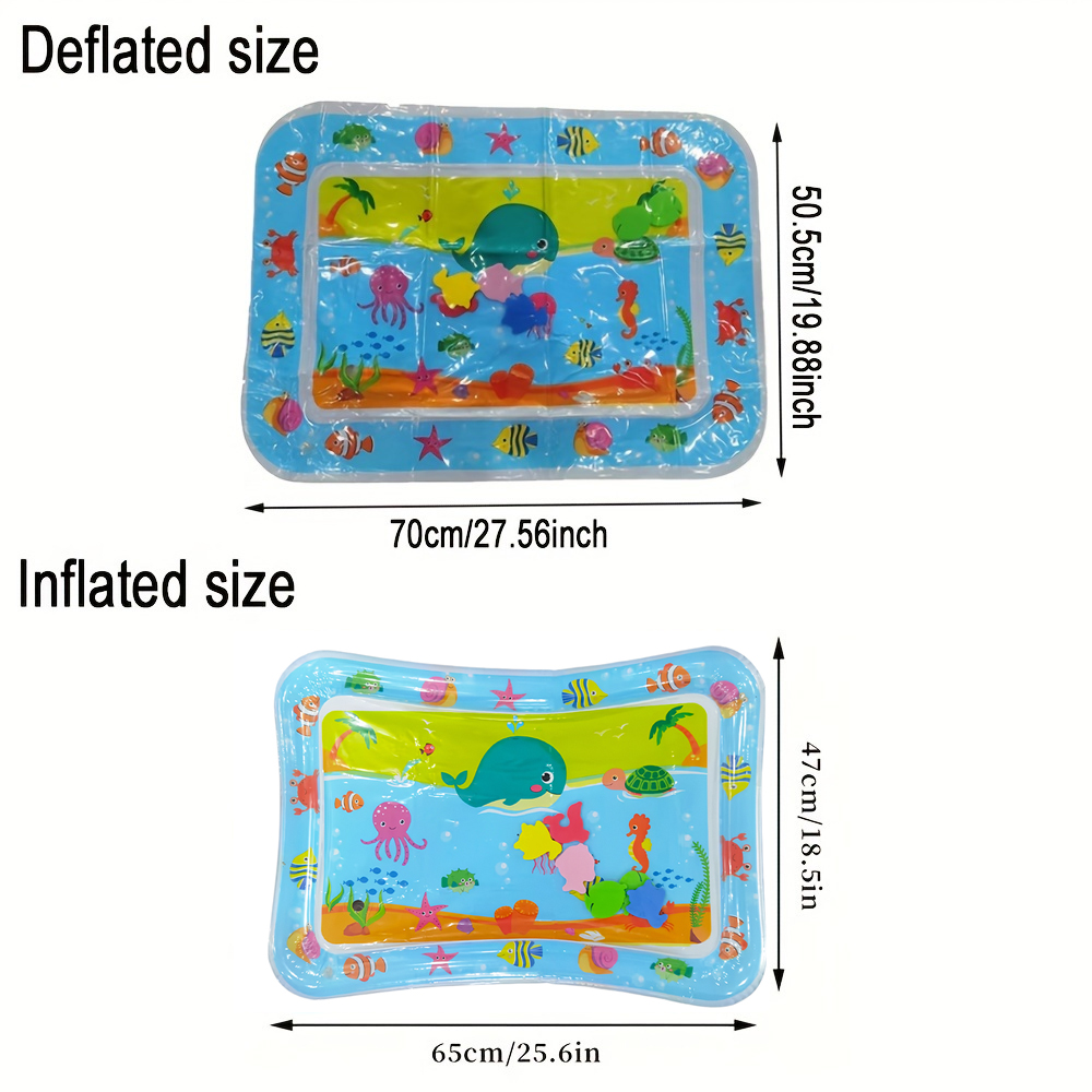 1pc シロナガスクジラインフレータブル PVC 遊び水マッ - Kids Educational Mat のレビューと価格