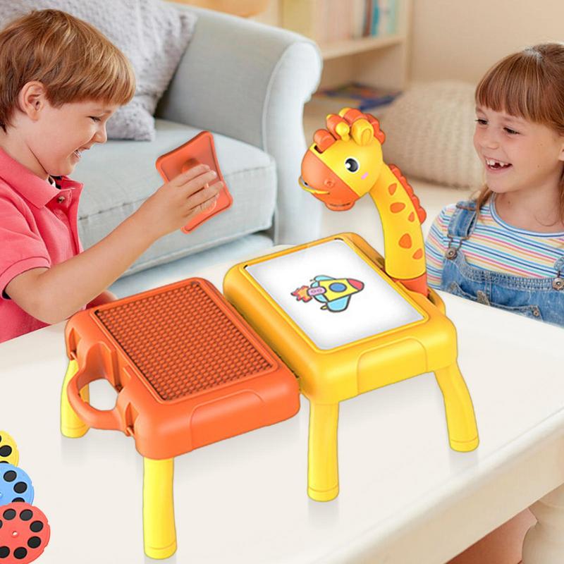 子供用プロジェクション描画ボード多機能描画テーブルプロジェク - Drawing Projector Kids のレビューと価格