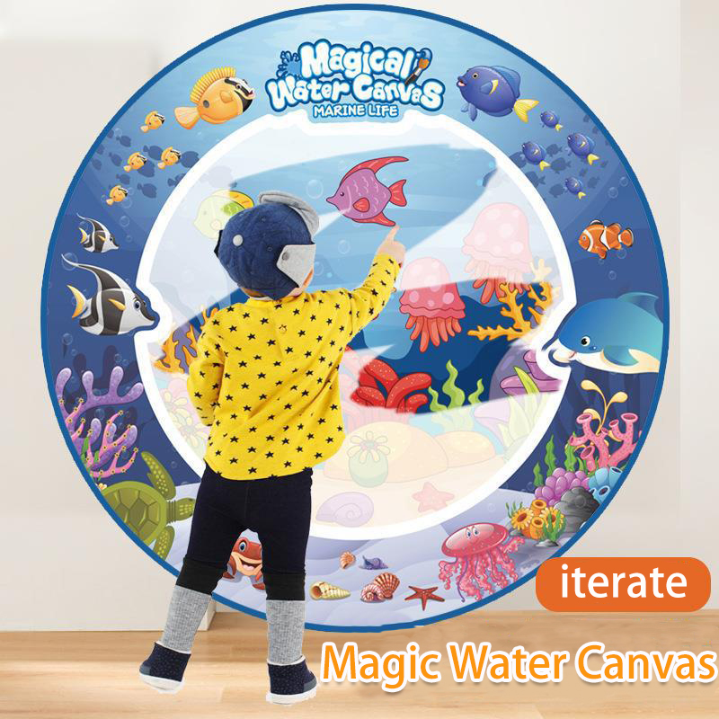 80 × 80 センチメートルマジック水描画マット着色落書き - Kids Educational Mat のレビューと価格