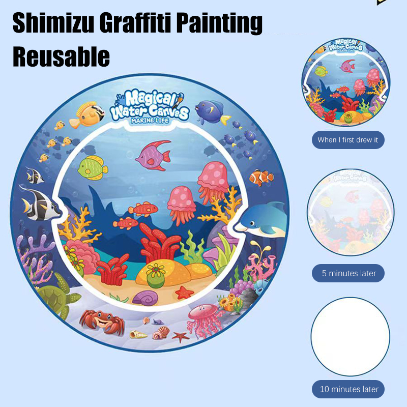 80 × 80 センチメートルマジック水描画マット着色落書き - Kids Educational Mat のレビューと価格