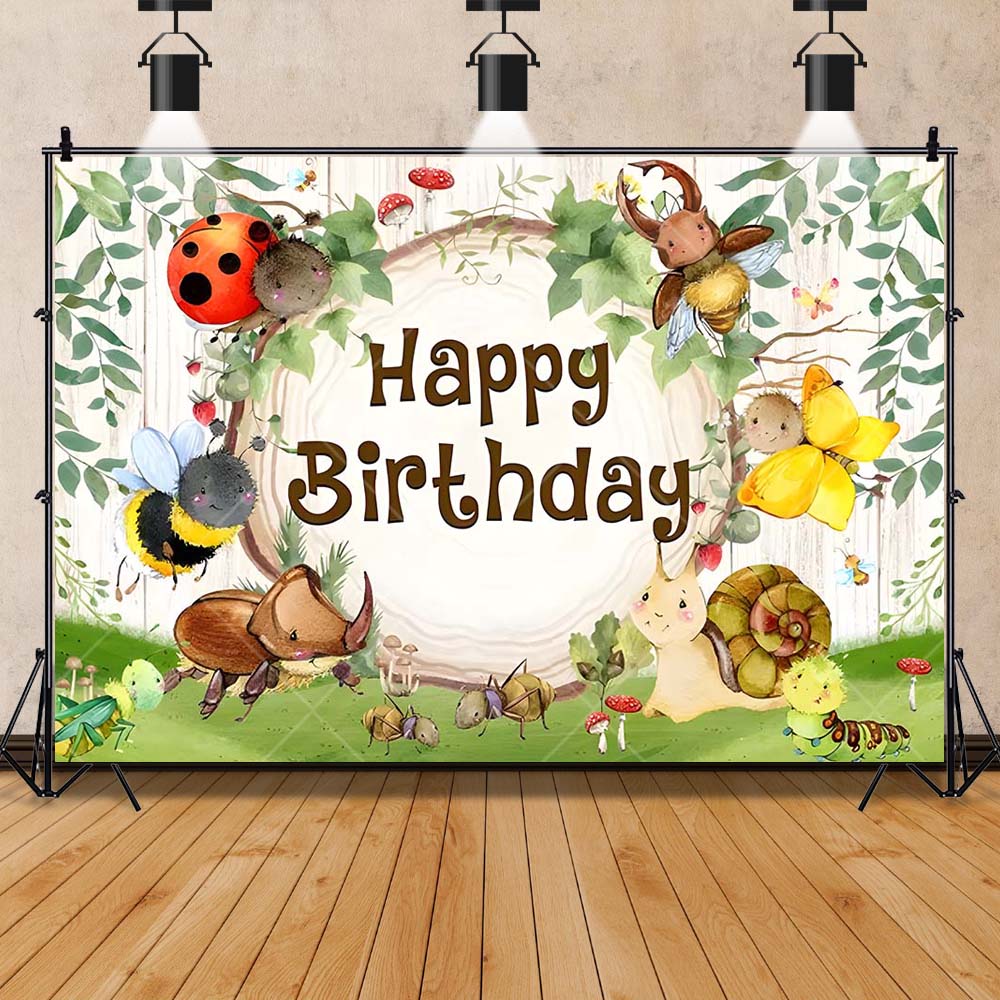 漫画昆虫パーティー早期教育てんとう虫蜂アリ子供の誕生日パーテ - Background For Kids Education のレビューと価格