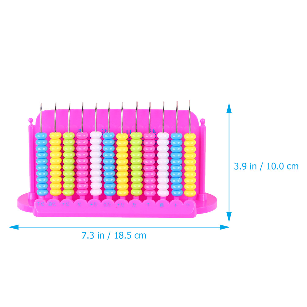12桁のプラスチック製そろばん、安全で軽量、早期教育用の算数 - Kids Education Calculator のレビューと価格