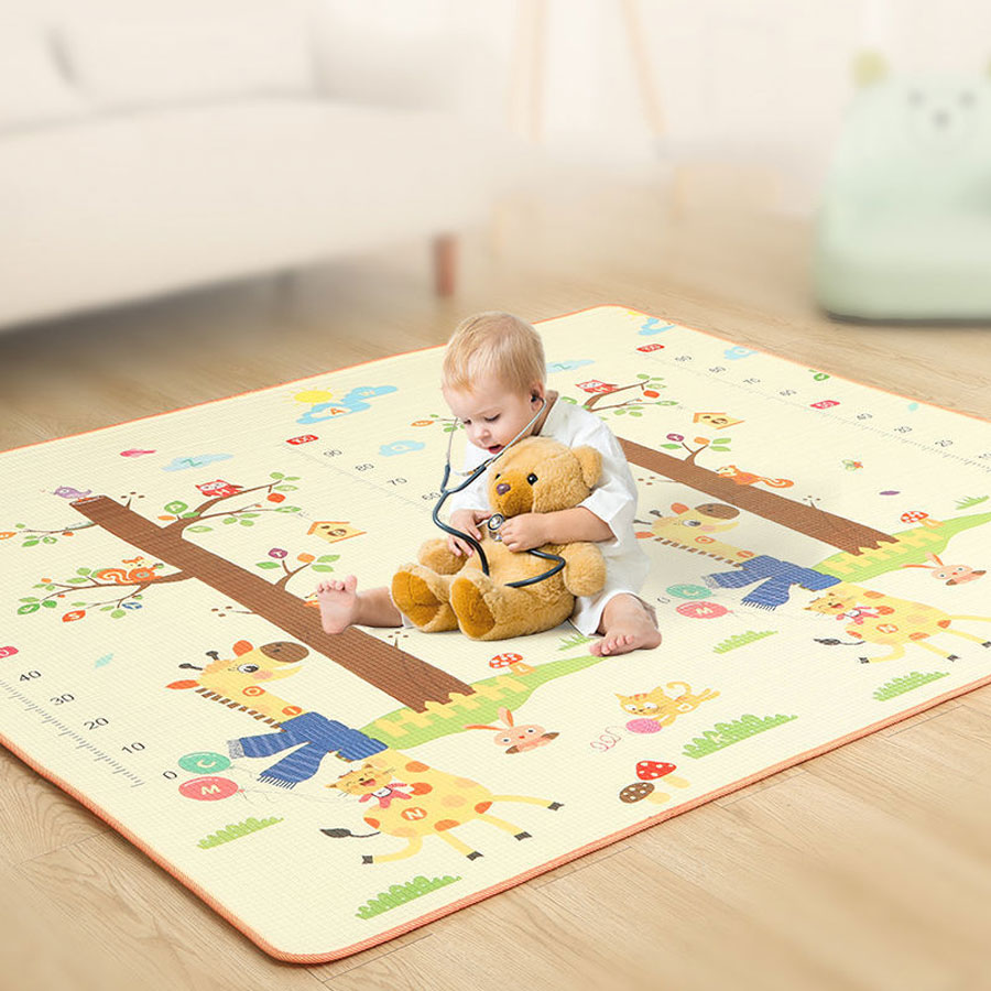 子供クロールマットベビープレイマット EPE アクティビティ - Kids Educational Mat のレビューと価格