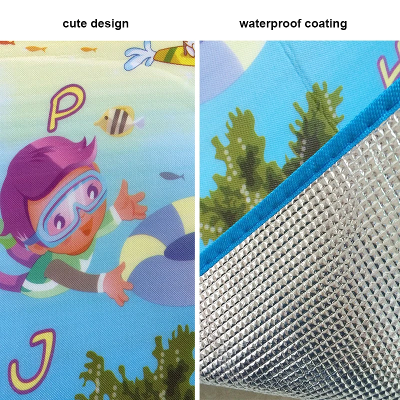 子供クロールマットベビープレイマット EPE アクティビティ - Kids Educational Mat のレビューと価格