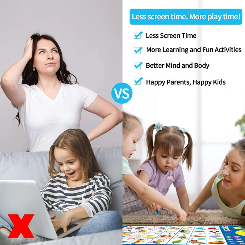 電子英語アルファベット壁チャートトーキングABC文字123音 - Kids Educational Poster のレビューと価格